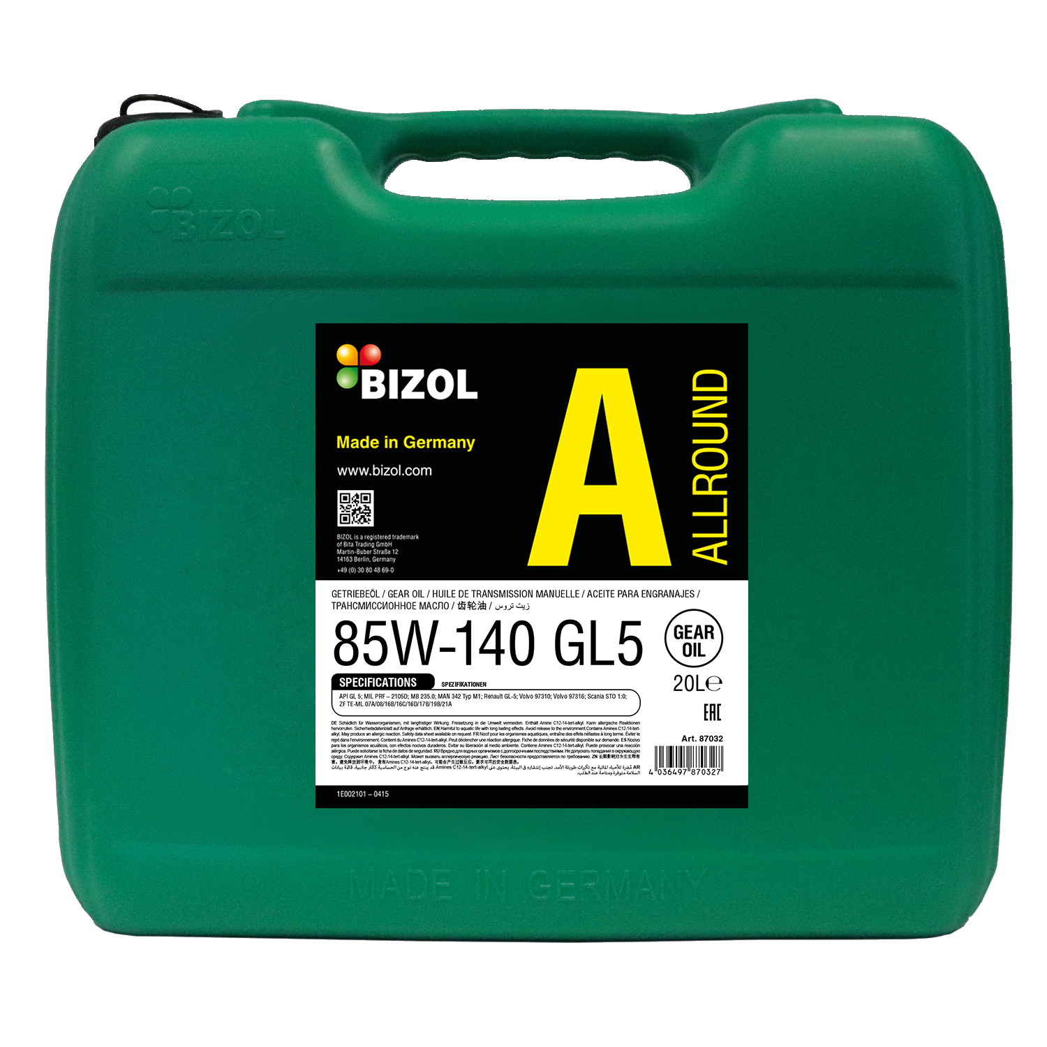 Gear Oils ᐅ BIZOL Gear Oils